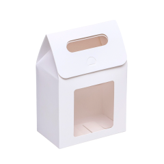 Коробка-пакет с окном Upak Land Белая 20*14*8 см 9898517 1 шт