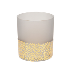 Подсвечник Home Collection Снежная зима Декоративный 9х9х10см 1 шт