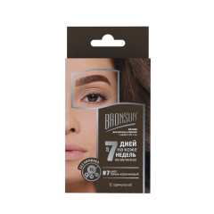 Набор для домашнего окрашивания Bronsun Bronsun т.7 Темно-коричневый 12 мл