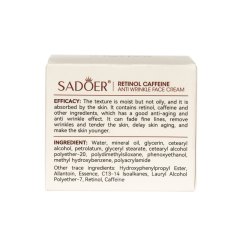 Крем для лица Sadoer Retinol Caffeine Anti-Wrinkle Face Cream 50 г