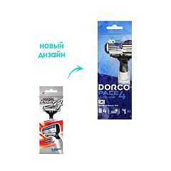 Станок для бритья одноразовый DORCO Pace 4 1 шт