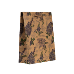 Пакет подарочный Home Collection Цветы PLM33182 18,5*24,5*7,5 см 1 шт