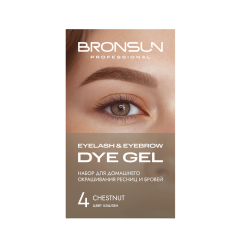 Набор для домашнего окрашивания Bronsun Bronsun т.4 Каштан 12 мл