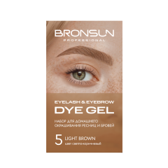 Набор для домашнего окрашивания Bronsun Bronsun т.5 Светло-коричневый 12 мл
