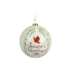 Ёлочное украшение Home Collection Pink New Year Шар d=8см 1 шт