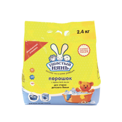 Порошок Ушастый Нянь Для Стирки Детского Белья 2,4 кг