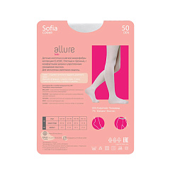 Колготки детские Allure All Sofia Белые 140/146 50 den
