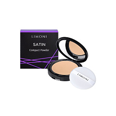Пудра компактная LIMONI Satin т.01 10 г