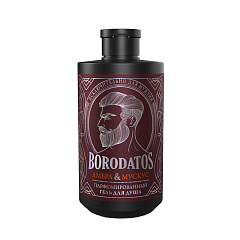 Парфюмированный гель для душа Borodatos Амбра & Мускус 400 мл