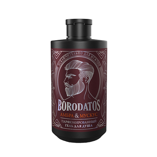Парфюмированный гель для душа Borodatos Амбра & Мускус 400 мл