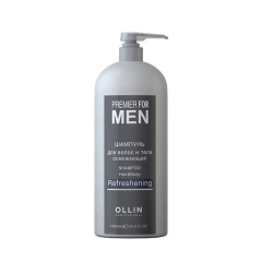 Шампунь для волос Ollin Professional For Men Premier For Men Refreshening 1000 мл