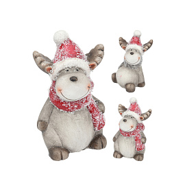Красный Новый Год Рождественский Олень 1 шт