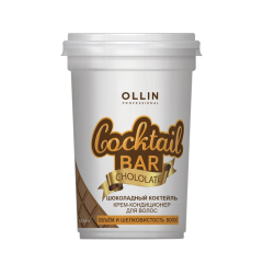 Крем-кондицонер для волос Ollin Professional Cocktail Bar Chocolate Shake Объём и Шелковистость 250 мл