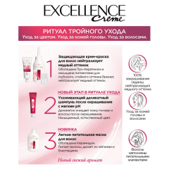Стойкая крем-краска для волос L'Oreal Paris Excellence т.4.54 Богатый Медный 192 мл