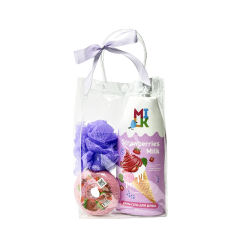 Подарочный набор Эстетическое Ателье Клубника со Сливками 3 пр