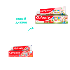 Зубная паста Colgate Доктор Заяц Вкус Клубники 2+ 50 мл