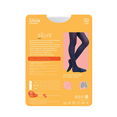 Колготки детские Allure All Silvia Белые 140-146 50 den