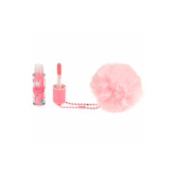 Блеск для губ голографический красный+Брелокблистер Lukky Charmy Plush 1 мл+1 шт