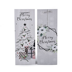 Пакет подарочный Home Collection Новый Год Новогодний Под Бутылку Микс 36*12,8*8,4 см 1 шт.