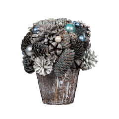 Композиция декоративная Home Collection Красный новый год LPP081 1 шт