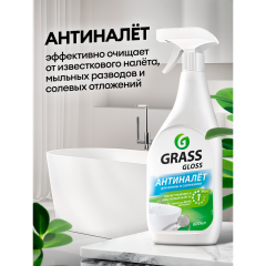 Чистящее средство для ванной комнаты Grass Gloss Анти-Налет 600 мл