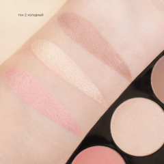 Набор для скульптурирования Belor Design Sculpting Trio т.2 Холодный 10,9 г