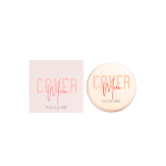 Пудра для лица Focallure Covermax Two-way-cake Pressed Powder т.1 Светло бежевый 6,8 г