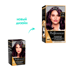 Стойкая краска для волос L'Oreal Paris Preference т.4.26 Благородный сливовый 174 мл