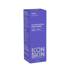 Ночная сыворотка на основе 0,35% ретинола Icon Skin Smart Golden Retinol Night Serum 30 мл