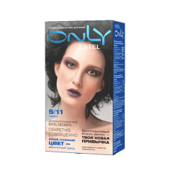 Краска для волос Estel Only т.O5.11 Светлый шатен пепельный интенсивный 145 мл