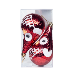 Украшение новогоднее Home Collection Совы SF4114-85 6,5*11 см 2 шт