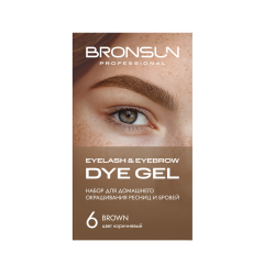 Набор для домашнего окрашивания Bronsun Bronsun т.6 Коричневый 12 мл