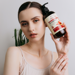 Шампунь для волос с аргановым маслом Sadoer Argan Oil Fluffy Clean Anti-dandruff Shampoo 500 мл