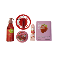 Подарочный набор Эстетическое Ателье Клубничка 5 пр