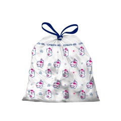 Пакет для мусора с затяжкой Lomberta ANIMALS 60 л 10 шт