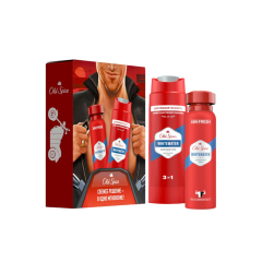 Подарочный набор: Дезодорант-спрей + Гель для душа 3в1 Old Spice Whitewater 150 мл+250 мл