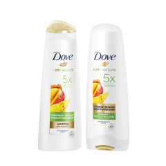 Набор подарочный женский Дав Питание и Восстановление 250 мл+200 мл