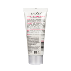 Пенка для лица очищающая Sadoer Snail Reorganize Collagen Cleanser 100 г