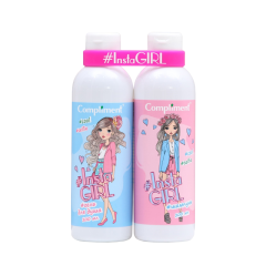 Подарочный набор: Шампунь для волос + Гель для душа + браслет силиконовый Compliment Insta Girl 200 мл+200 мл+1 шт