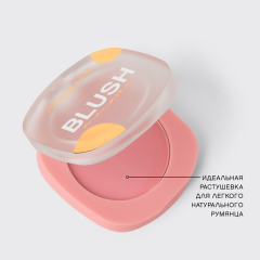 Румяна матовые Vivienne Sabo Macaron Blush т.02 Холодный розовый 4,01 г