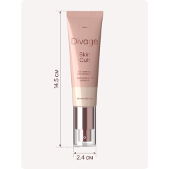Тональный крем Divage Skin Cult Foundation т.02 Холодный бежевый 30 мл