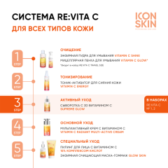 Сыворотка с 3D витамином С Icon Skin Re:Vita C Supreme Glow 3D Vitamin C Serum 30 мл