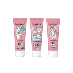 Подарочный набор Compliment Beauty box Розовый Фламинго 3*80 мл