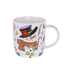 Кружка Koopman International Red New Year Красный Новый год 370 мл 1 шт