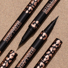 Подводка лайнер с фетровым аппликатором Stellary Wild Eyeliner т.01 Черный 0,8 мл