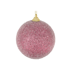 Ёлочное украшение Home Collection Pink New Year Розовый Новый год Шар d=8см 1 шт