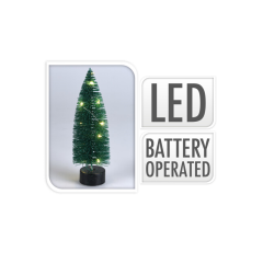 Декорация с подсветкой Home Collection Red New Year Новогодняя Ель 6x17см 1 шт