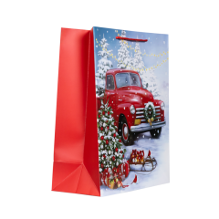 Подарочный пакет Accessories Новый Год PD31225-98 26*32*12 см 1 шт