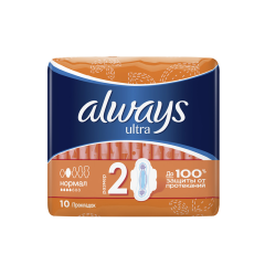 Гигиенические прокладки Always Ultra Normal 4 капель 10 шт