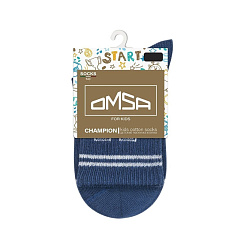 Носки с буквами на резинке Omsa Kids Calzino 21S02 Jeans р.23-26 1 пара